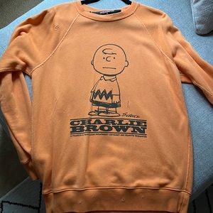 Marc Jacobs x Peanuts Charlie Brown crewneck sweater/long sleeve top